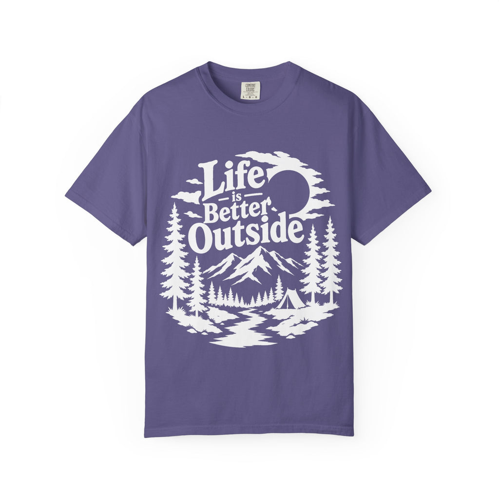 Life Is Better Outside Shirt — Vintage Outdoor Camping Tee