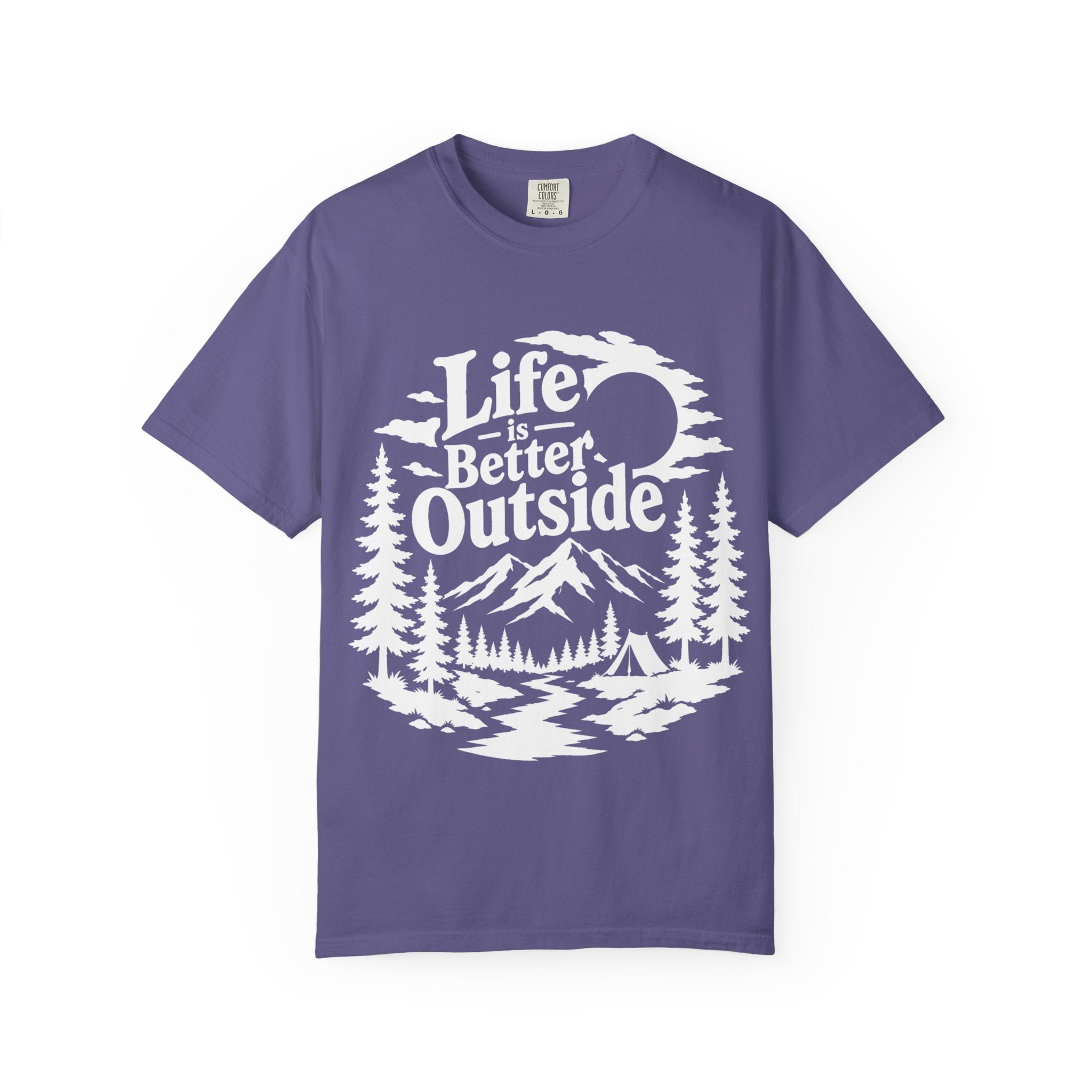 Life Is Better Outside Shirt — Vintage Outdoor Camping Tee