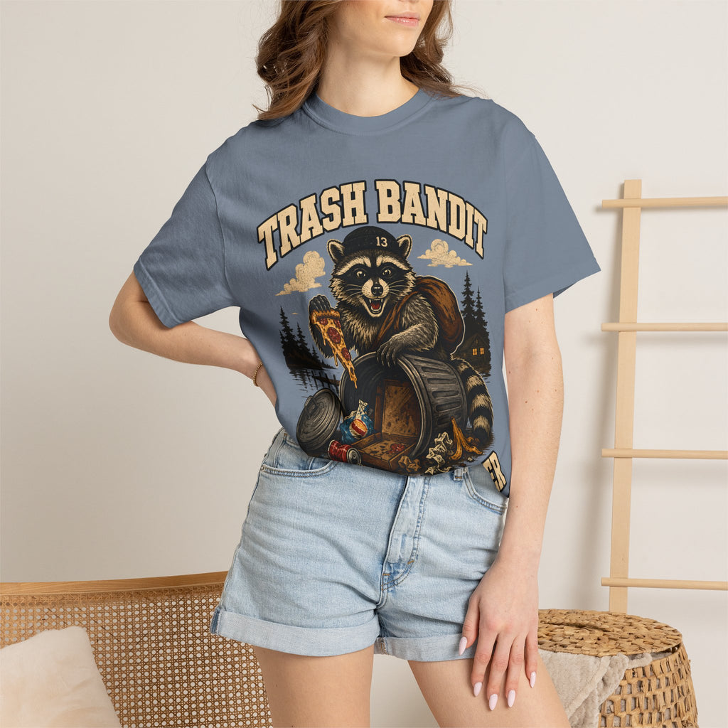 Trash Bandit Repeat Offender — Funny Raccoon Camping Tee