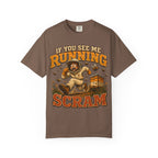 If You See Me Running Scram Funny Beekeeping Shirt