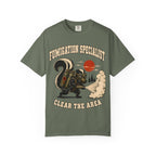 Fumigation Specialist Clear the Area — Skunk Outdoor Humor Tee
