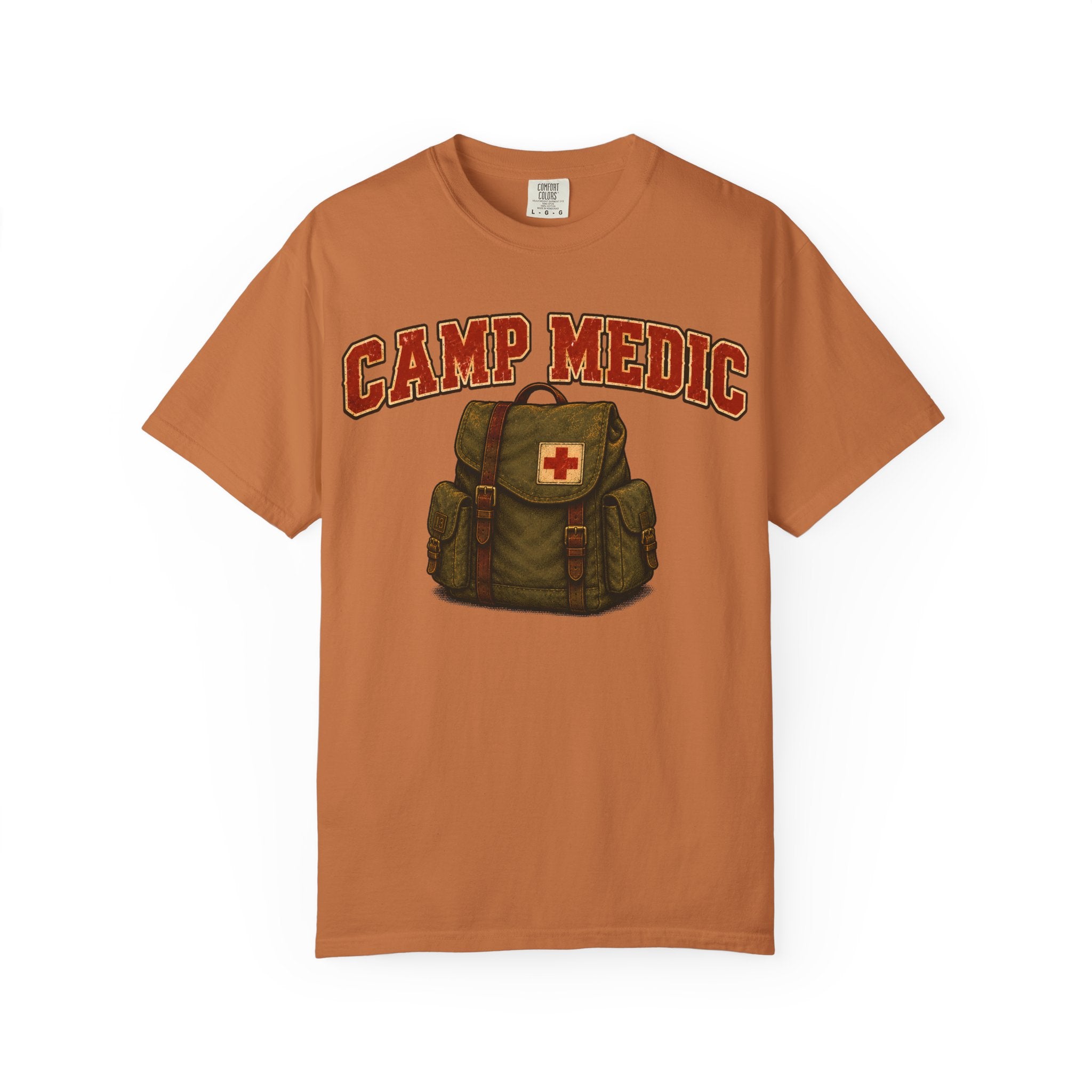 Camp Medic Funny Camping Shirt — Vintage Outdoor First Aid Tee