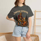 Campfire Supervisor Add Another Log — Funny Camping Dad Tee