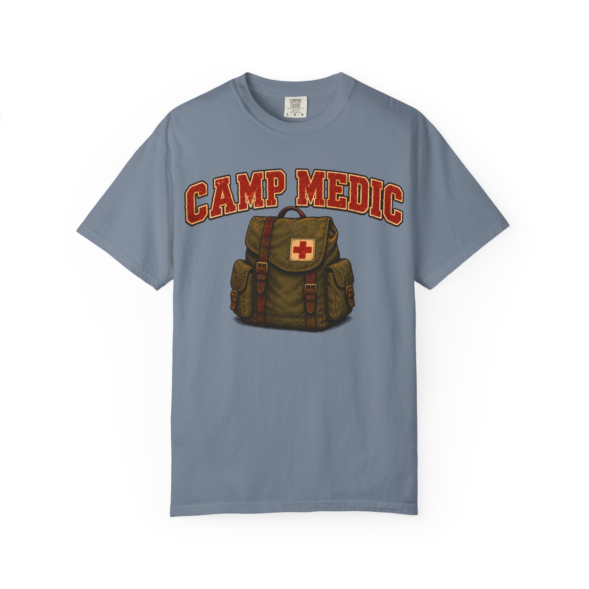 Camp Medic Funny Camping Shirt — Vintage Outdoor First Aid Tee