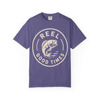 Reel Good Times — Vintage Fishing Badge Tee