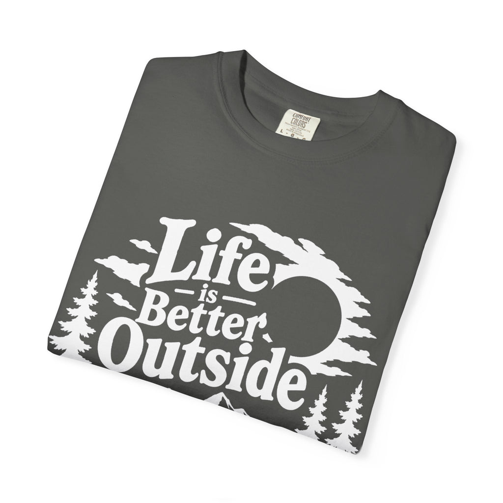 Life Is Better Outside Shirt — Vintage Outdoor Camping Tee