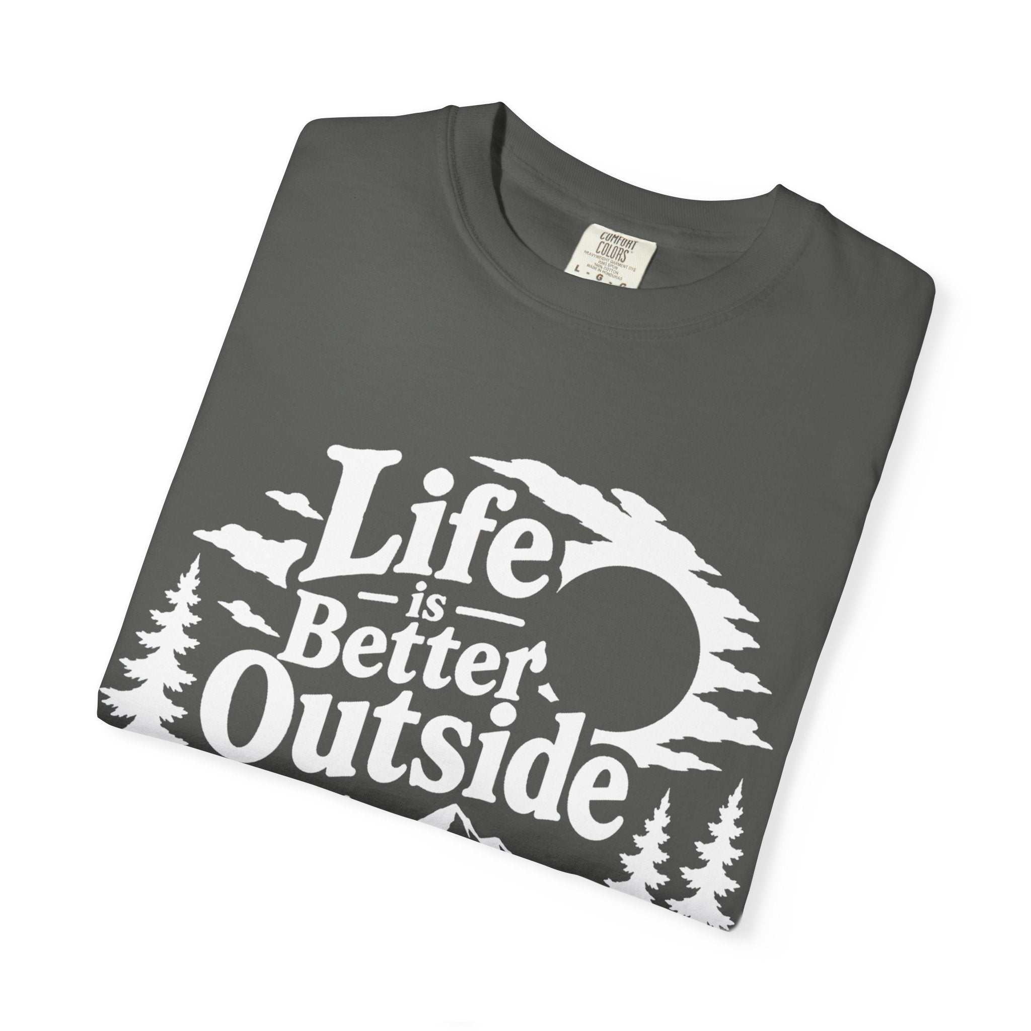 Life Is Better Outside Shirt — Vintage Outdoor Camping Tee