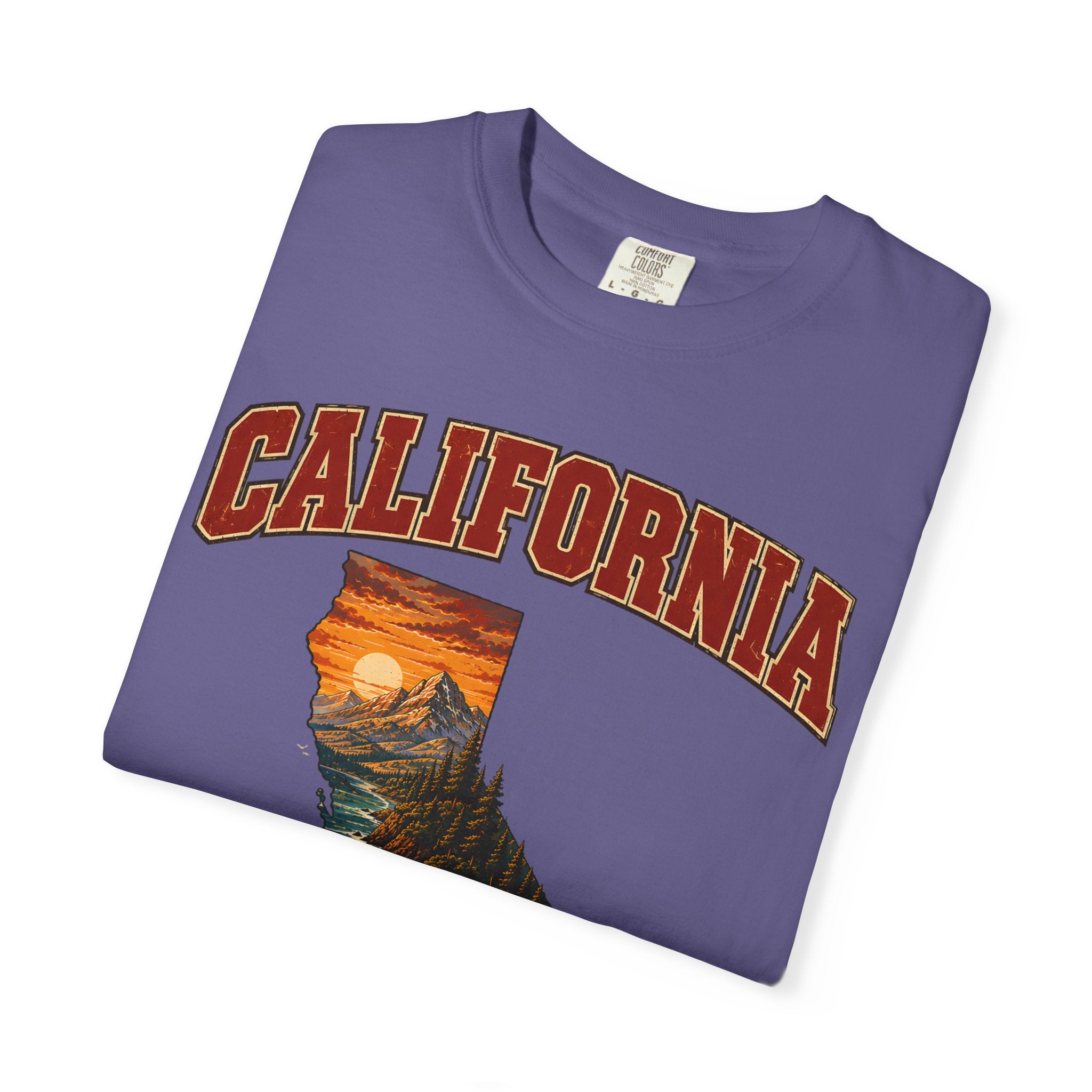 California Camping Shirt — Coastal Mountains Vintage Outdoor Tee