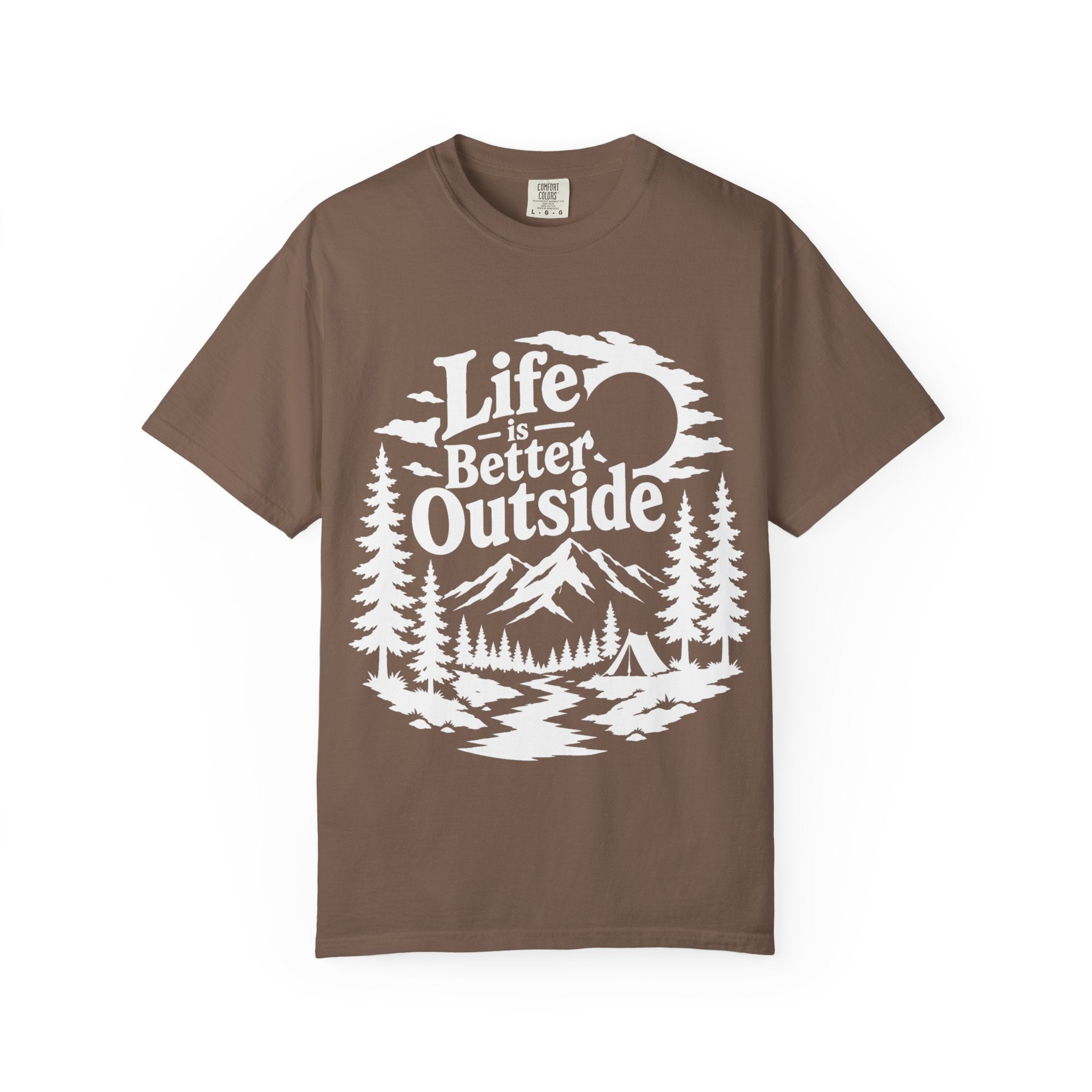 Life Is Better Outside Shirt — Vintage Outdoor Camping Tee