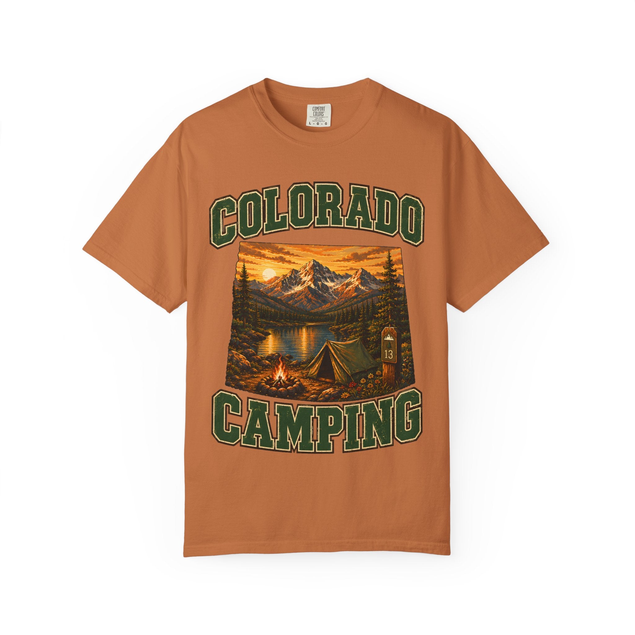 Colorado Camping Shirt — Rocky Mountain Vintage Outdoor Tee