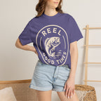 Reel Good Times — Vintage Fishing Badge Tee