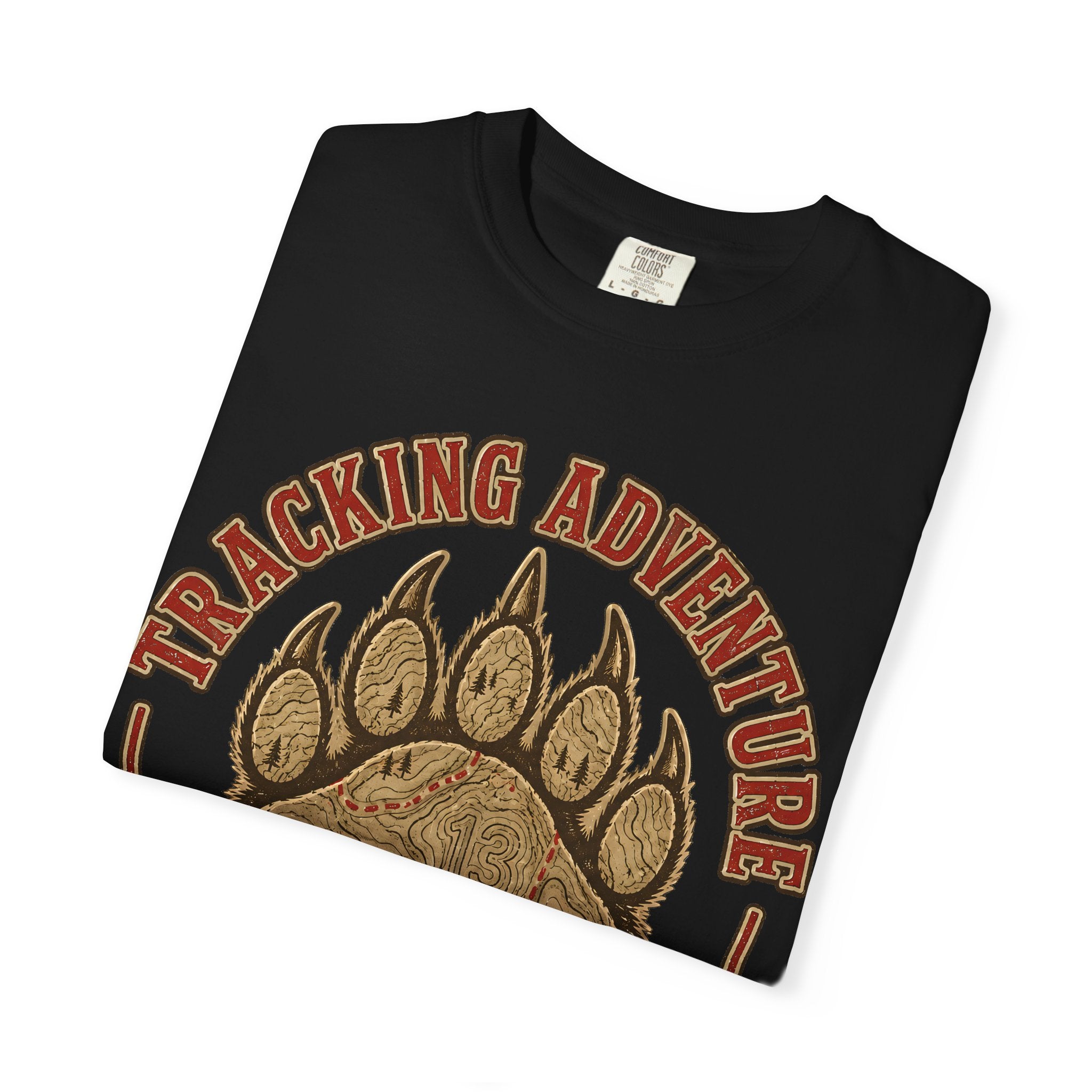Tracking Adventure Follow the Path — Vintage Bear Paw Hiking Tee