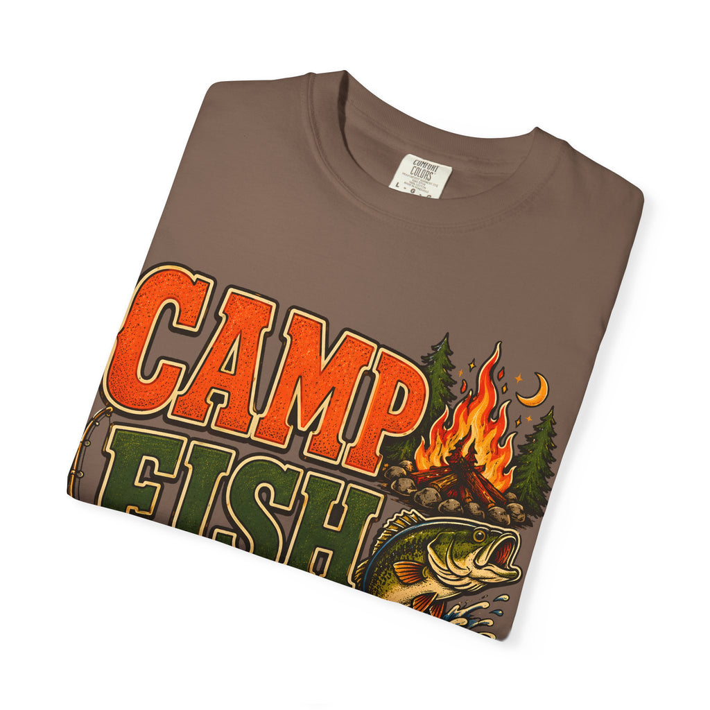 Camp Fish Hike — Vintage Outdoor Camping and Fishing Tee