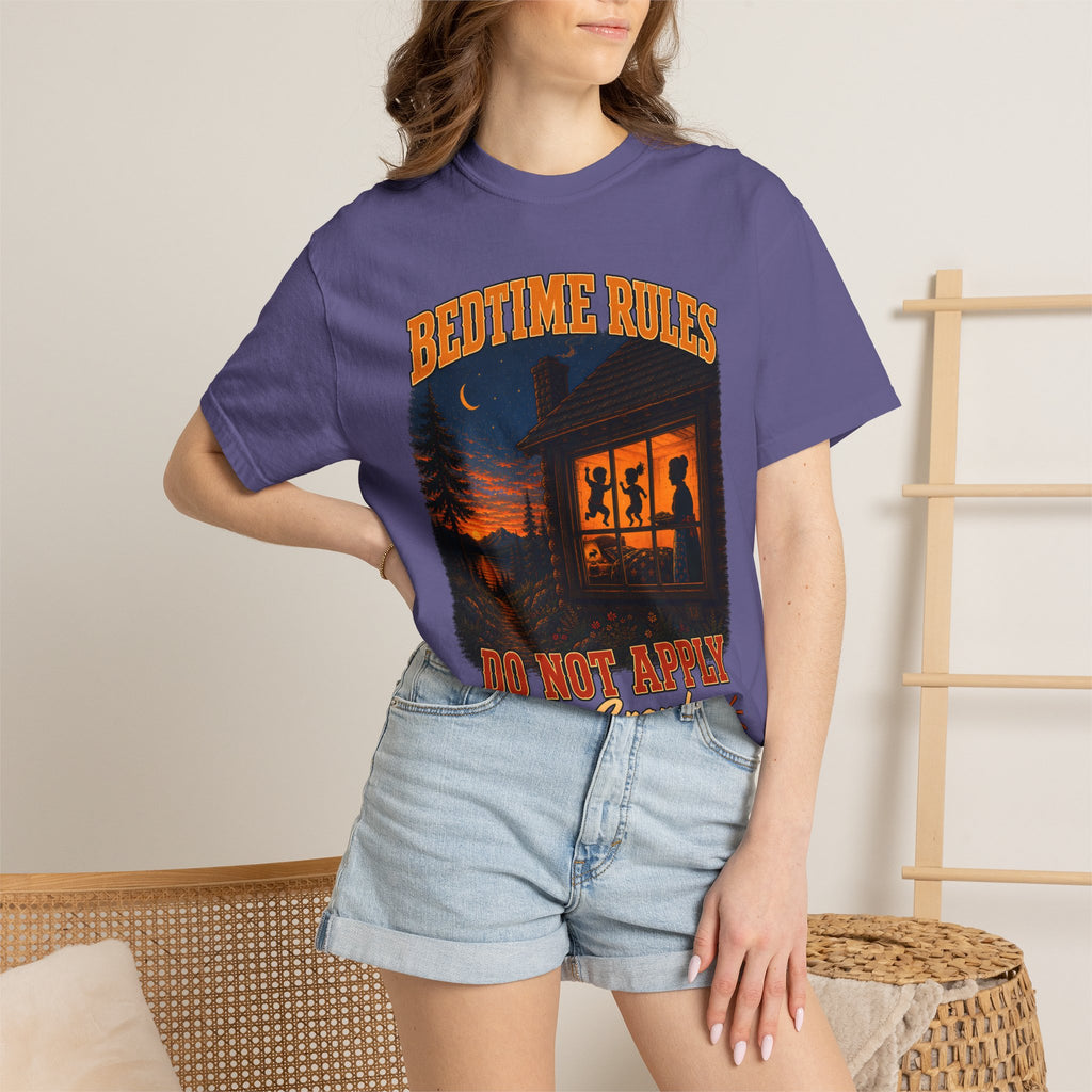 Bedtime Rules Do Not Apply See Grandma for Details — Camping Tee