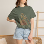 Roasing Marshmallows Line Art T-Shirt