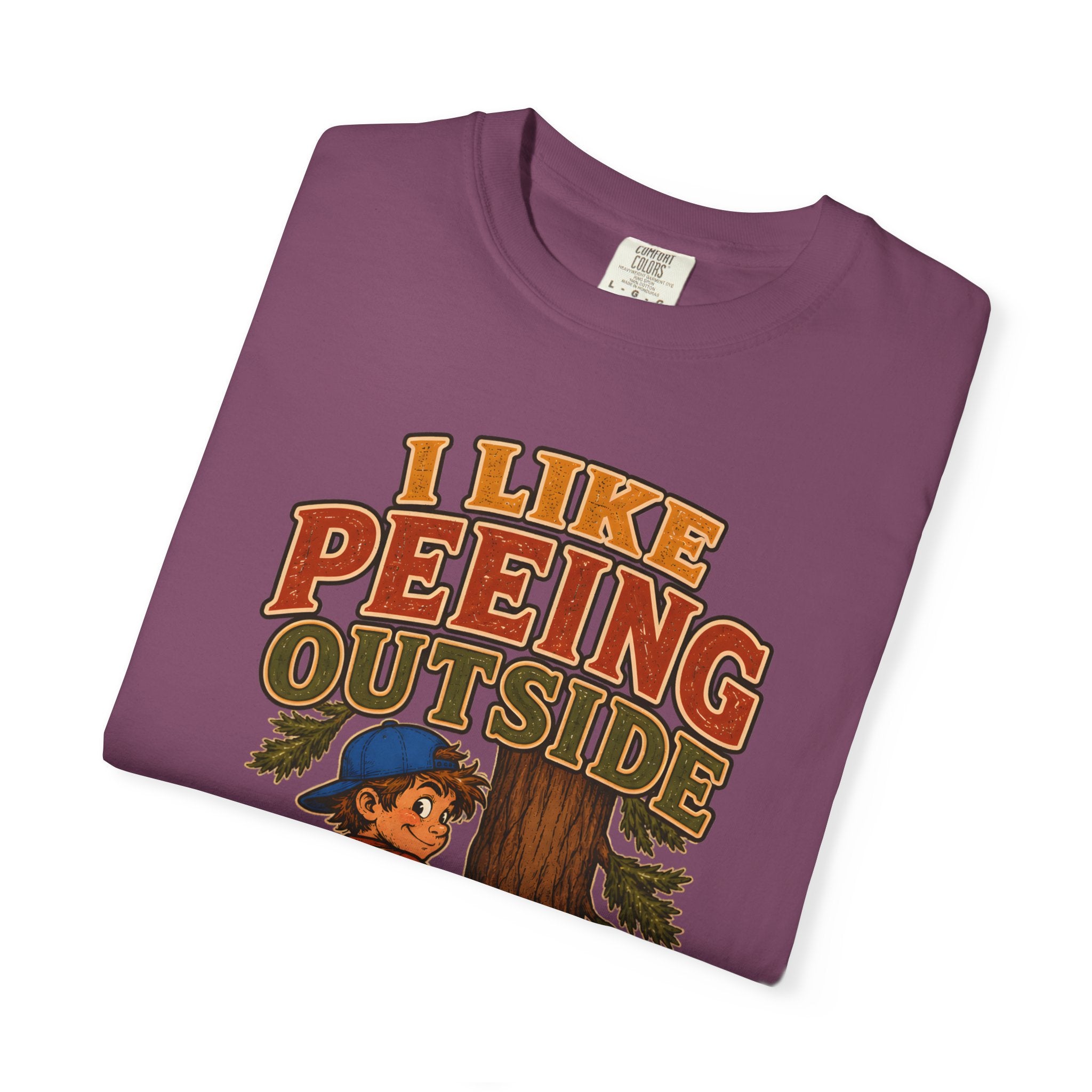 I Like Peeing Outside — Funny Camping Humor Tee
