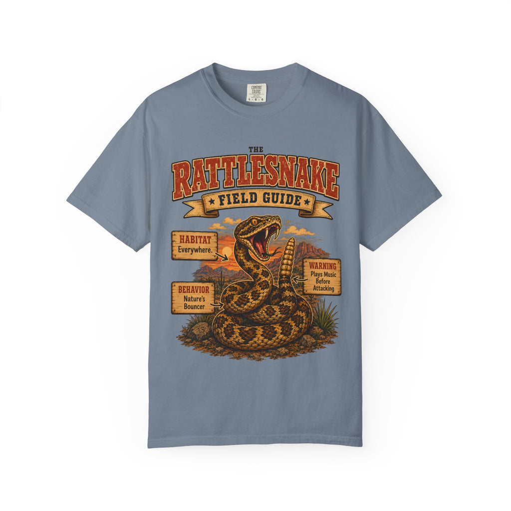 Rattlesnake Field Guide - Plays Music Before Attacking Tee