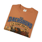 Dachshund Camp Dog - Tired Of All The Weiner Jokes Tee
