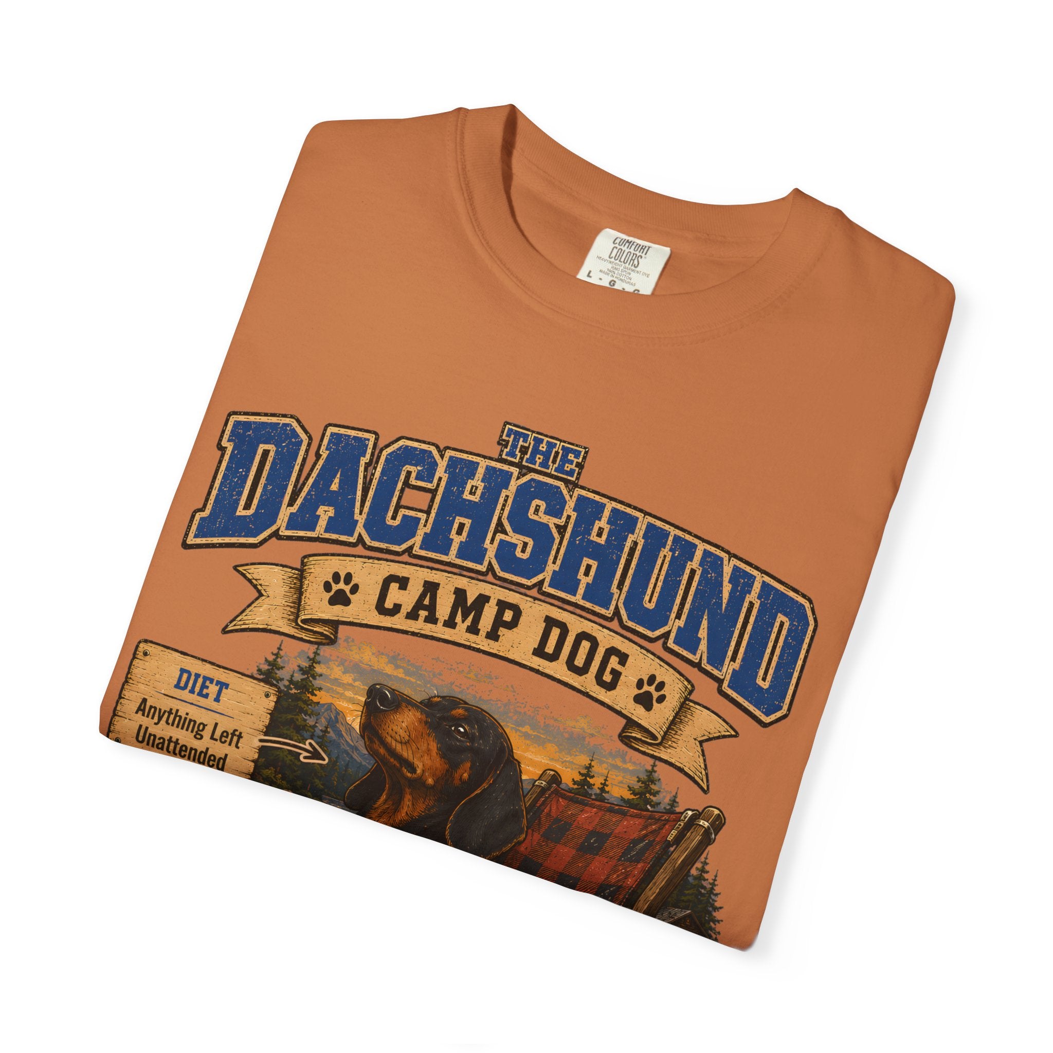 Dachshund Camp Dog - Tired Of All The Weiner Jokes Tee