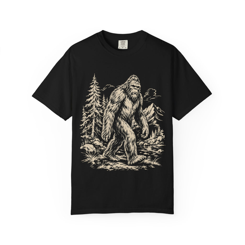 Bigfoot — Vintage Sasquatch Wilderness Sketch Tee