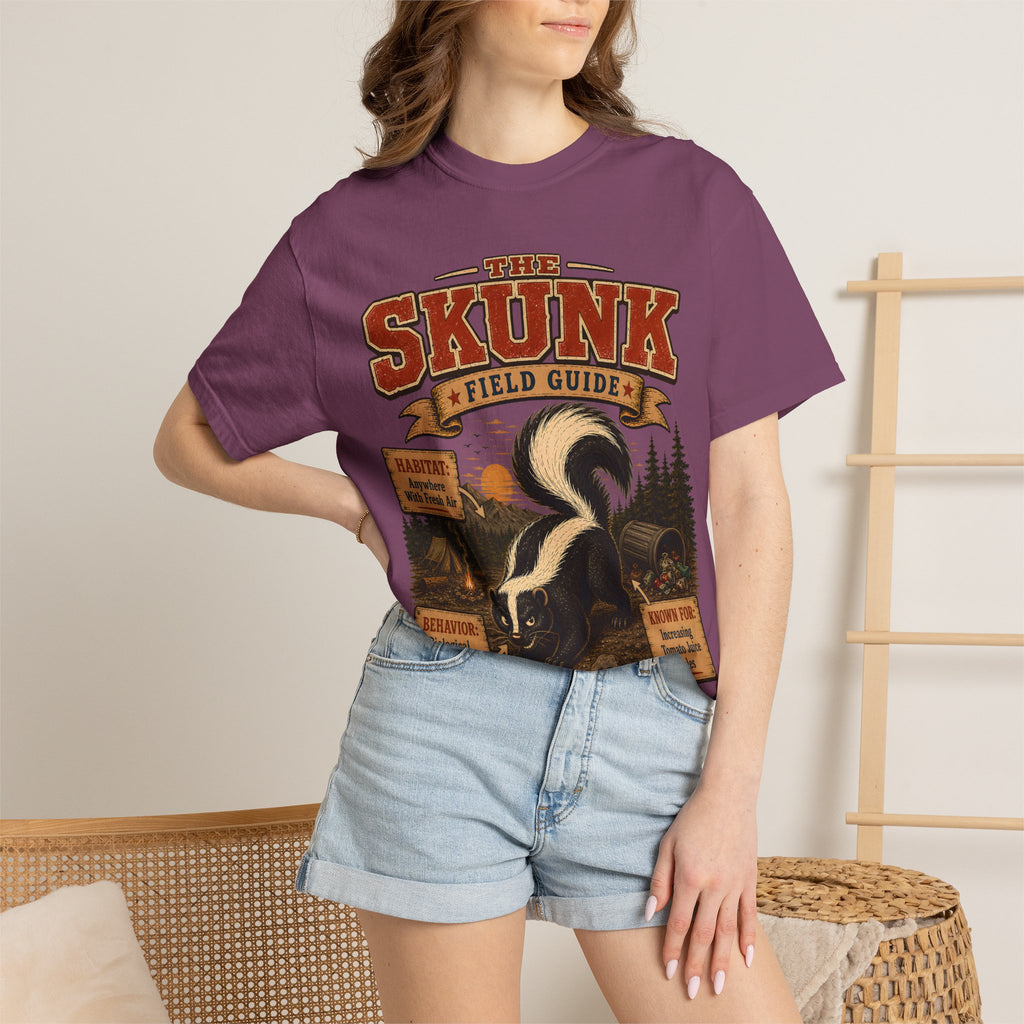 Skunk Field Guide - Biological Weapon Specialist Camping Tee