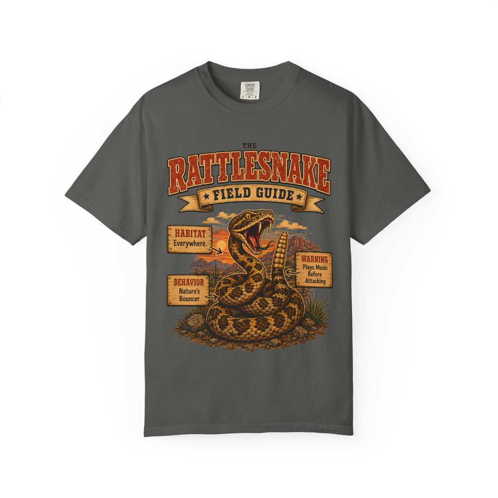Rattlesnake Field Guide - Plays Music Before Attacking Tee