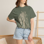 Bigfoot Hiding — Vintage Sasquatch Forest Sketch Tee