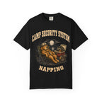 Camp Security System Napping — Funny Camping Dog Tee