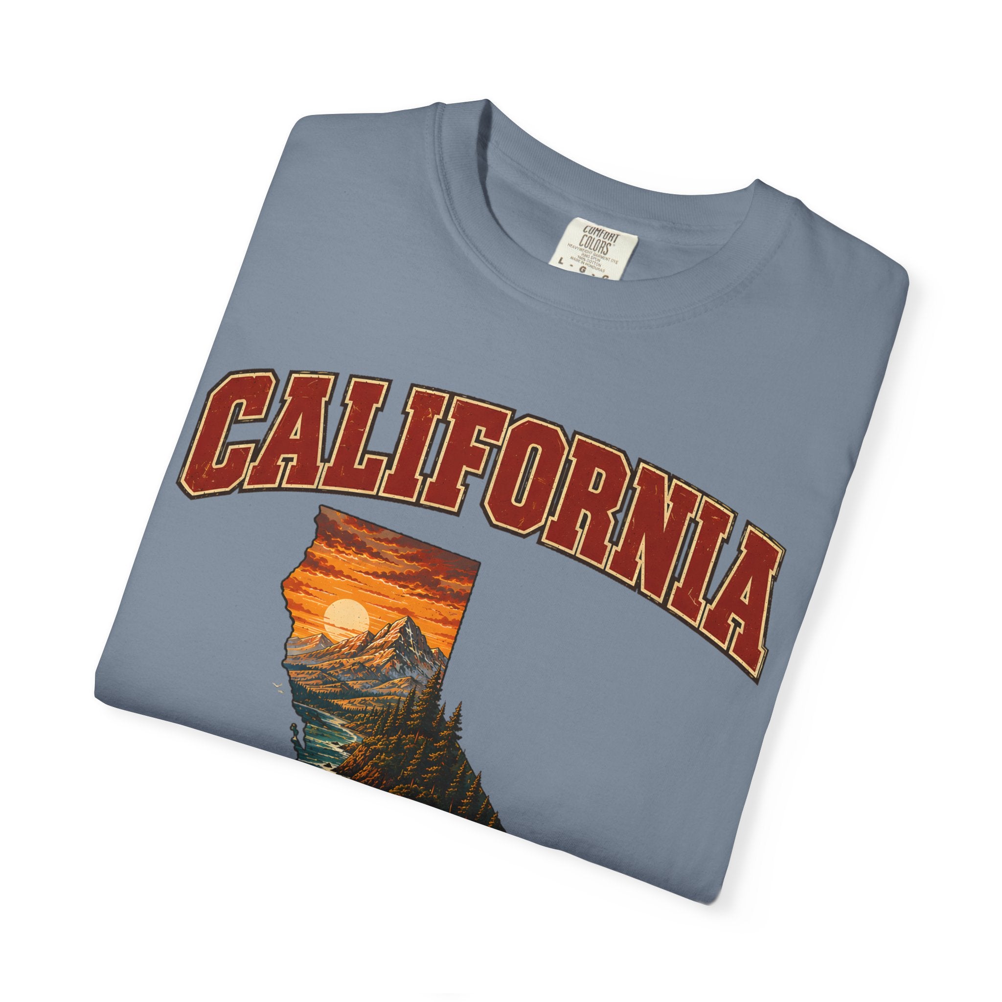 California Camping Shirt — Coastal Mountains Vintage Outdoor Tee