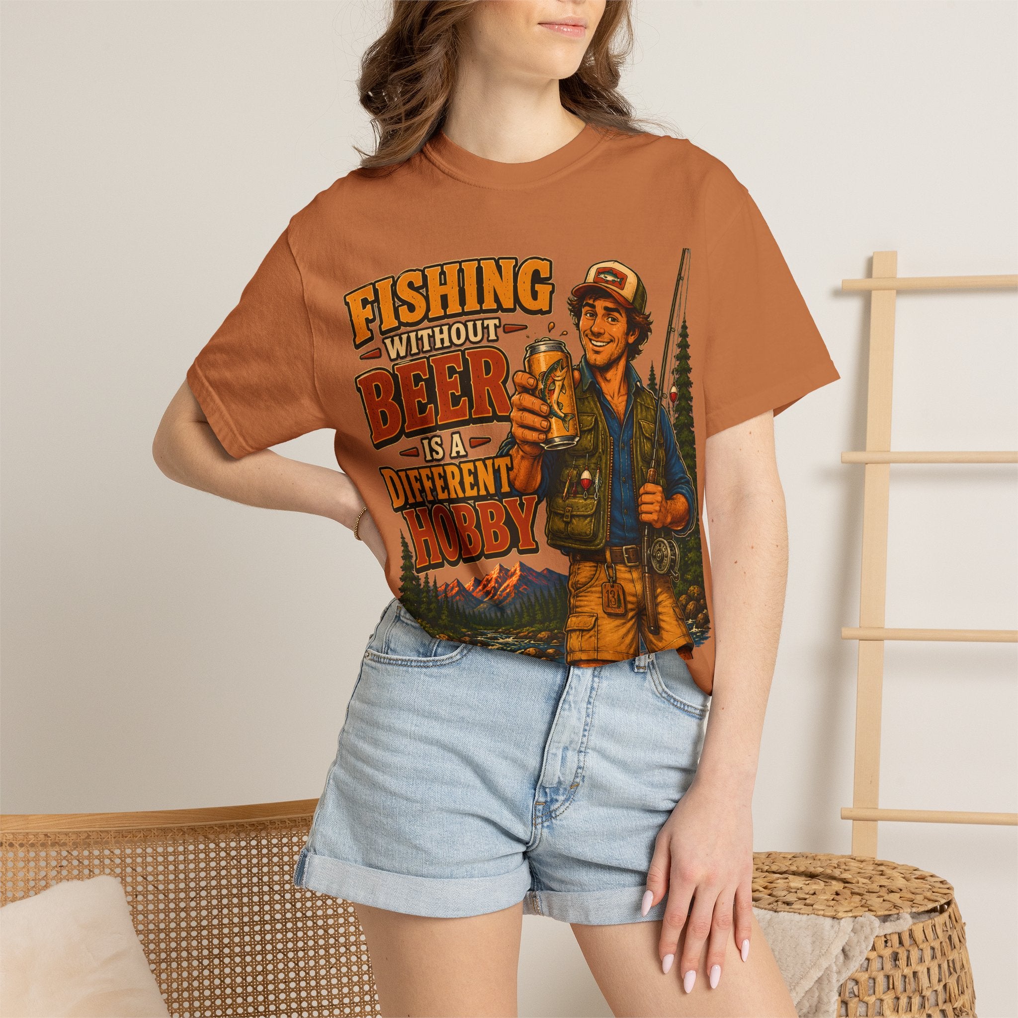 Fishing Without Beer Is a Different Hobby — Funny Fishing Tee