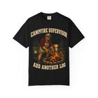 Campfire Supervisor Add Another Log — Funny Camping Dad Tee
