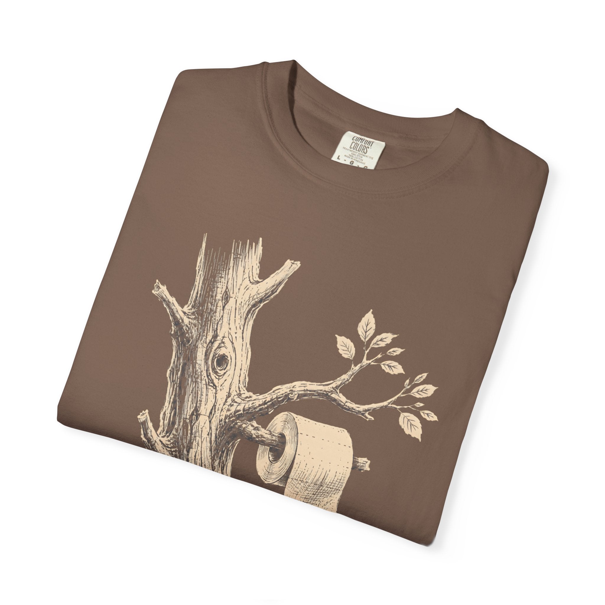 Toilet Tree — Funny Camping Outdoor Humor Sketch Tee