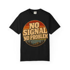 No Signal No Problem — Retro Outdoor Camping Tee