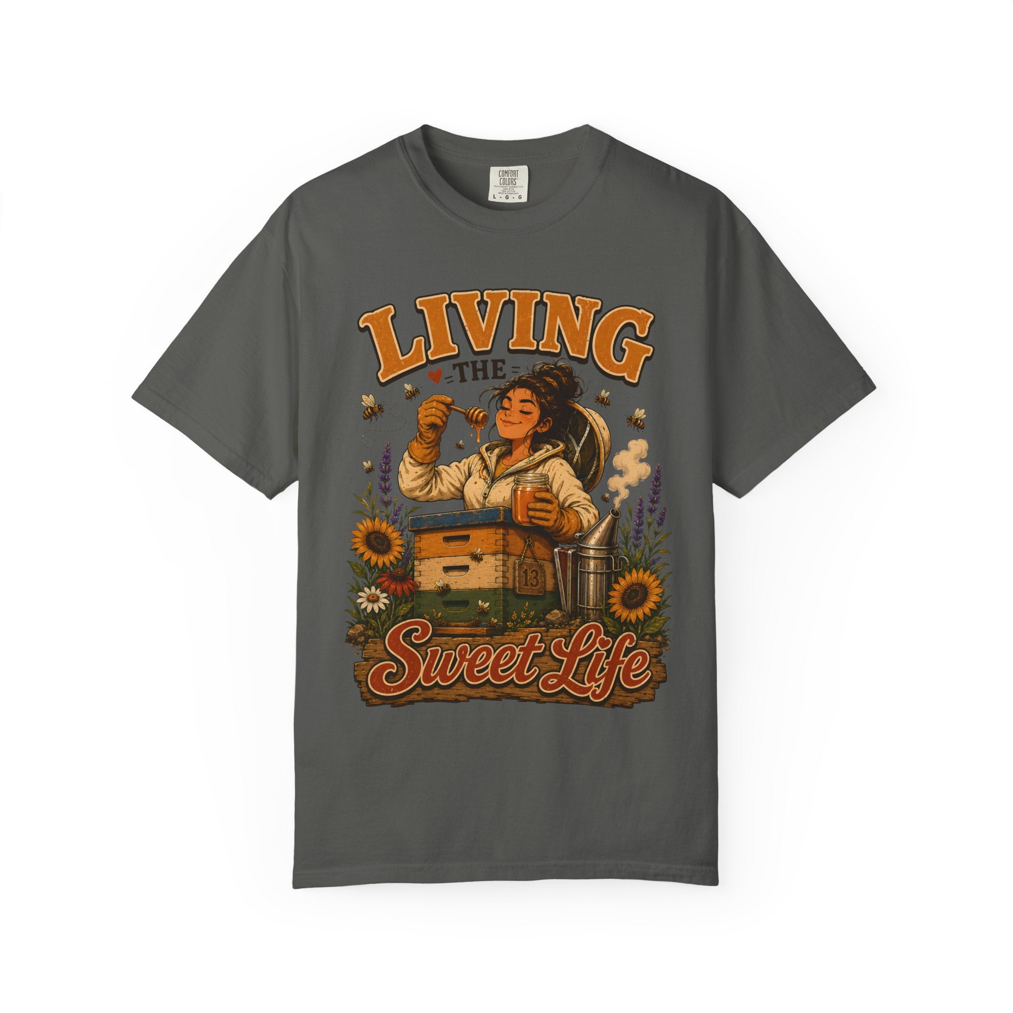 Living the Sweet Life Funny Beekeeping Shirt — Beekeeper Tee