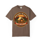 Professional Fire Starter Self-Declared — Funny Camping Tee