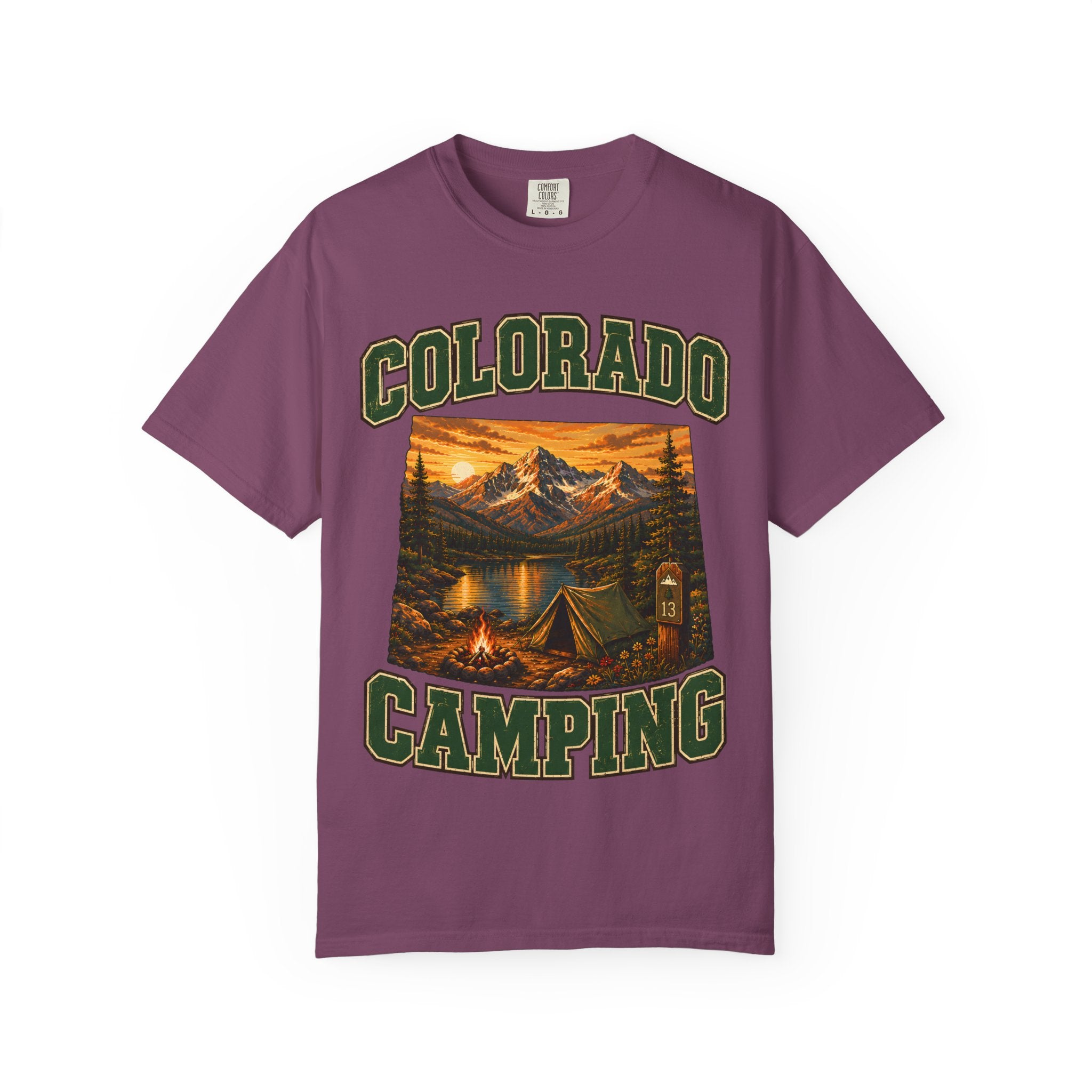 Colorado Camping Shirt — Rocky Mountain Vintage Outdoor Tee