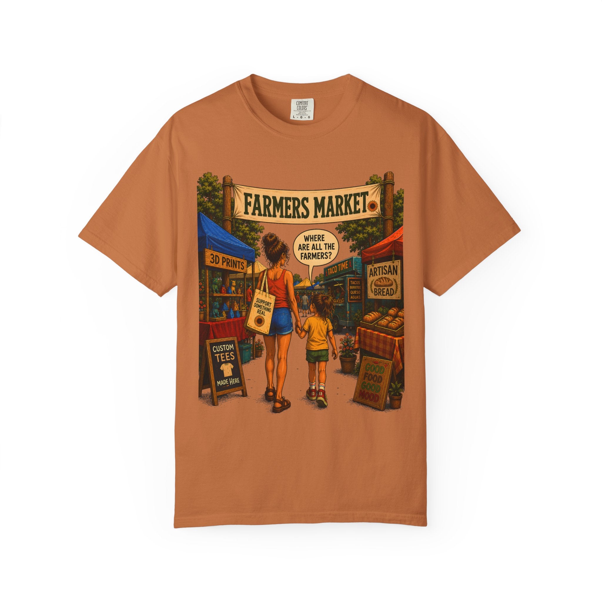 Farmers Market Where Are All the Farmers — Funny Outdoor Tee