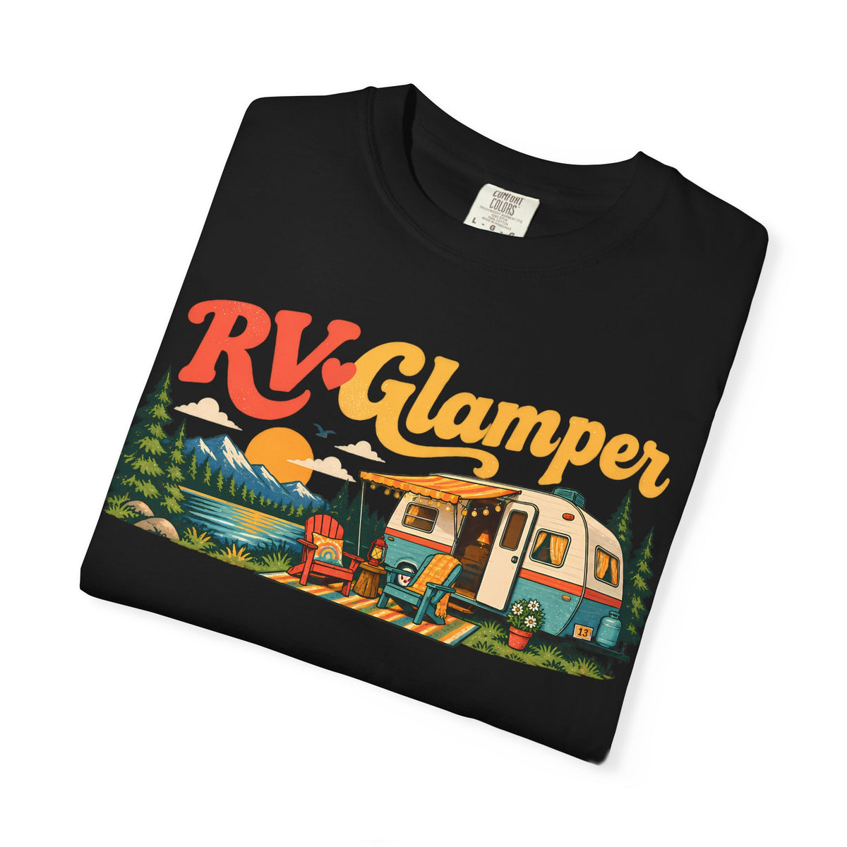 Rv Glamper Half Color T-Shirt