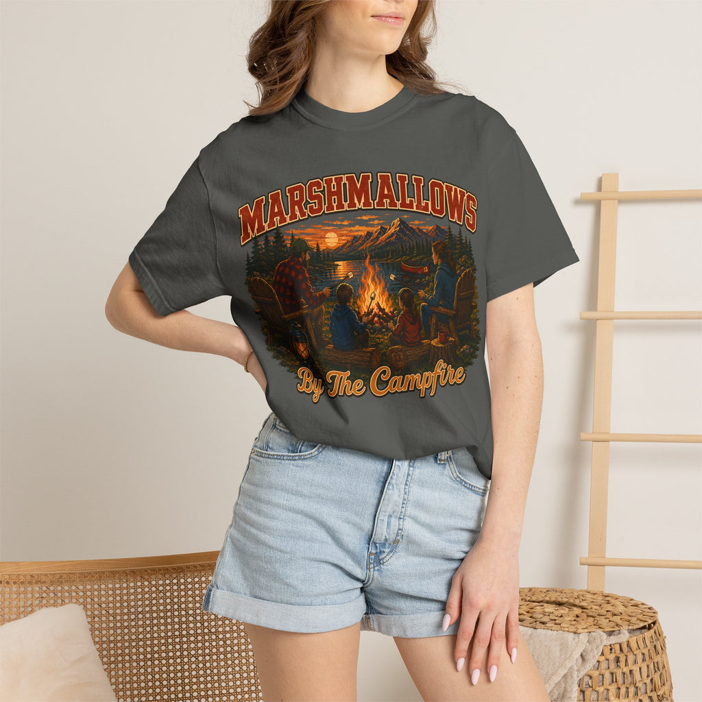 Marshmallows by the Campfire — Vintage Family Camping Tee