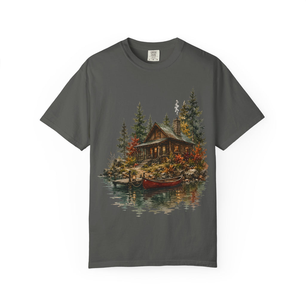 Lake Cabin (Watercolor) T-Shirt