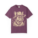 French Bulldog in a Hat — Vintage Sketch Dog Tee