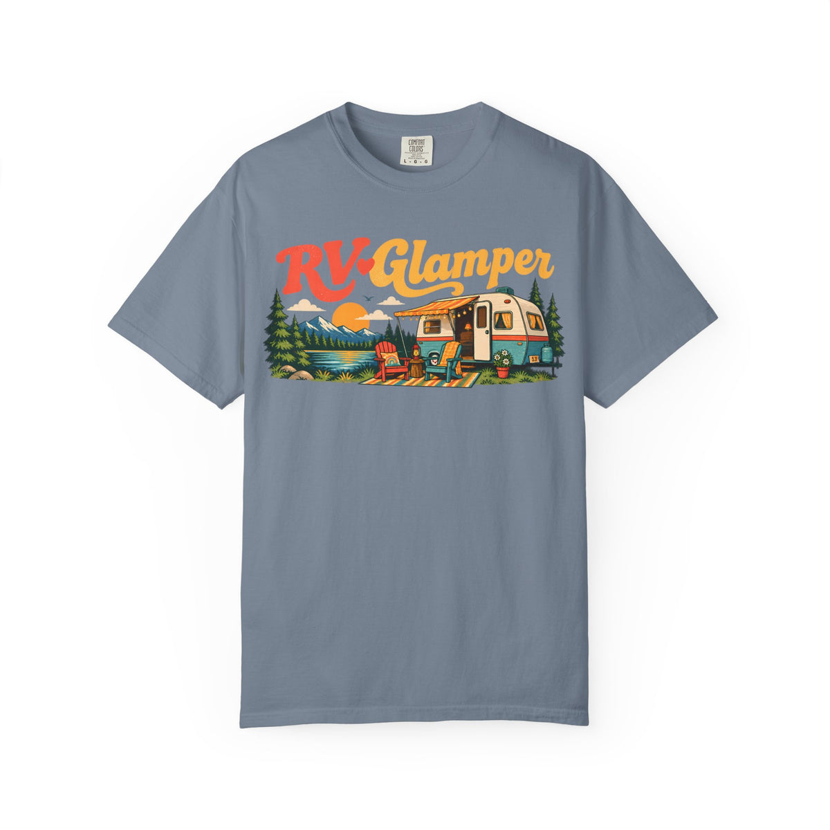 Rv Glamper Half Color T-Shirt