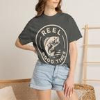 Reel Good Times — Vintage Fishing Badge Tee