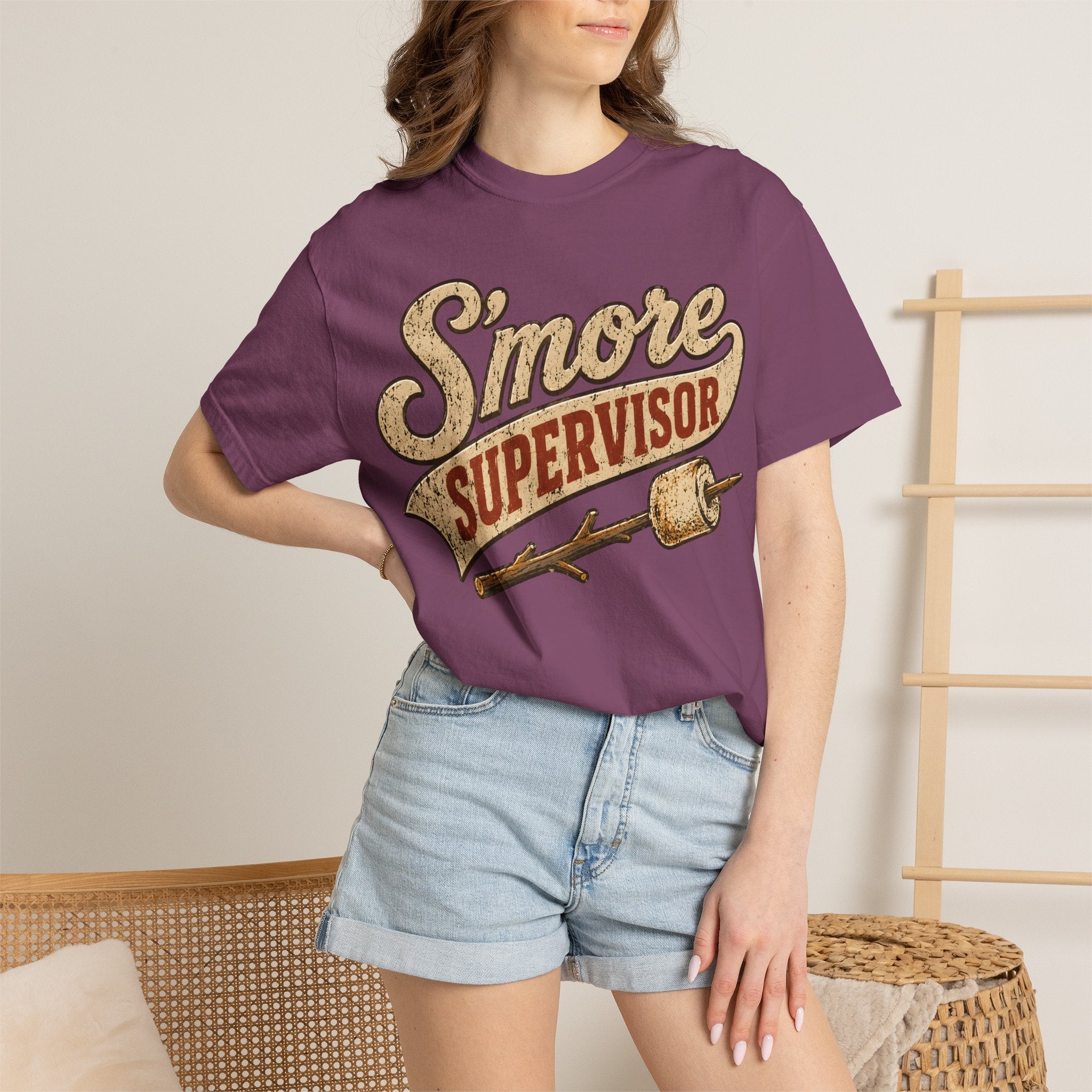 S'more Supervisor — Funny Campfire Camping Humor Tee