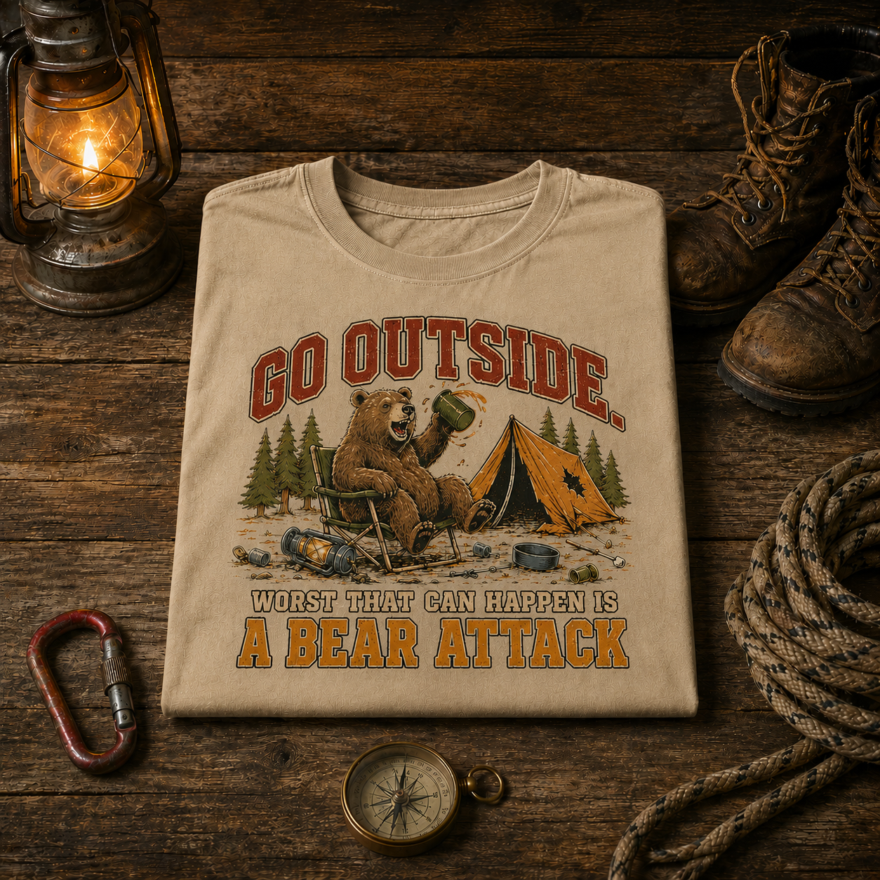 Bear Attack Comfort Colors Tee