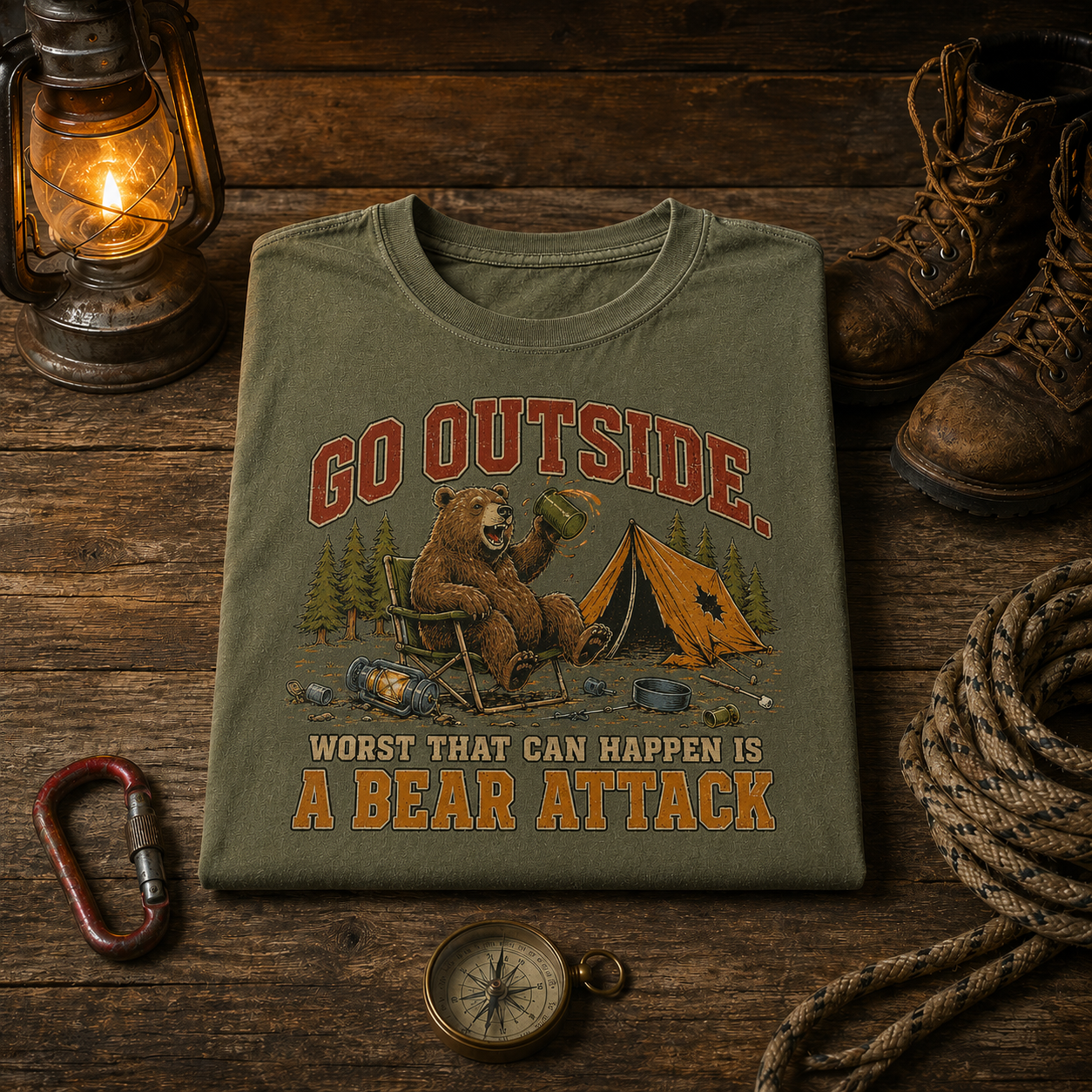 Bear Attack Comfort Colors Tee
