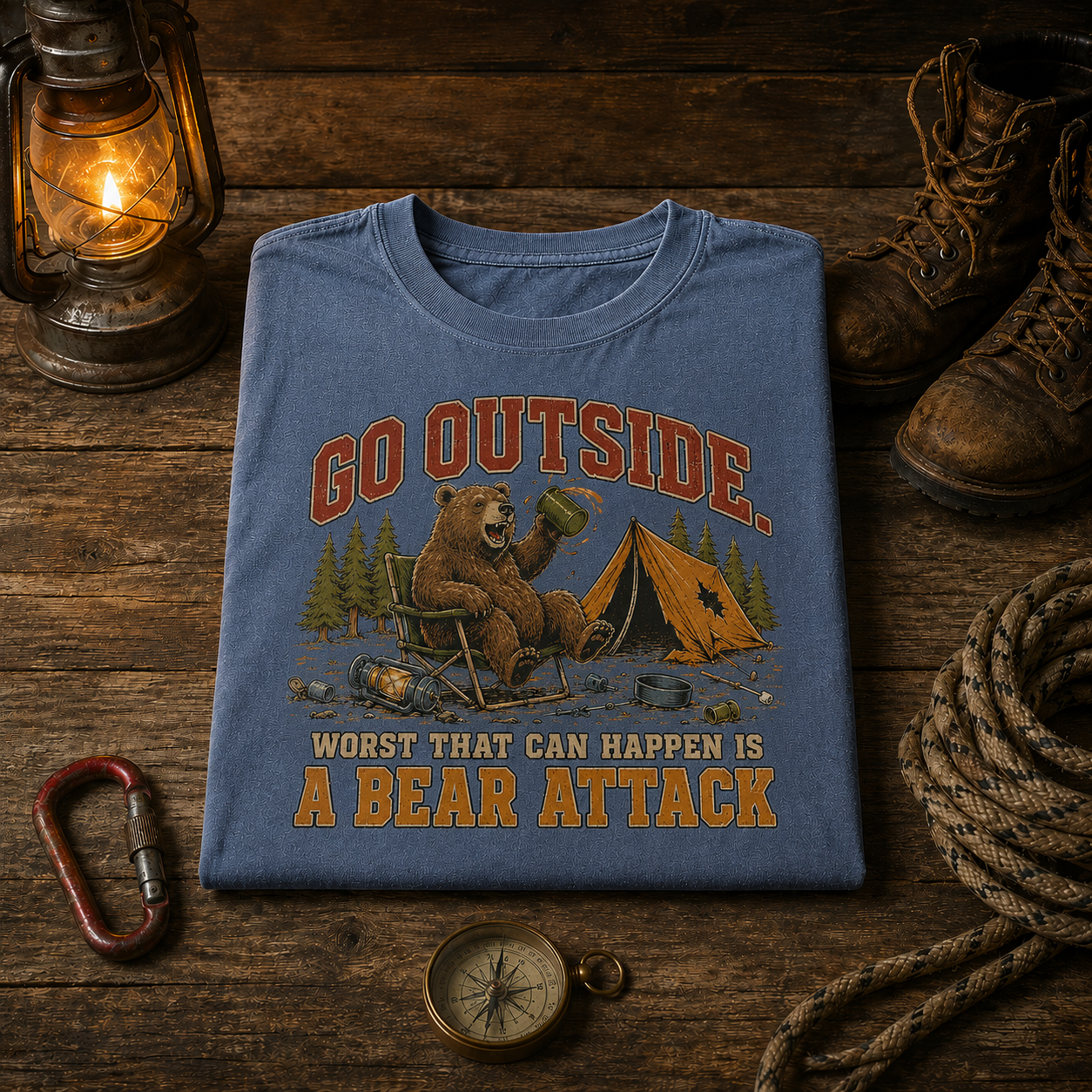 Bear Attack Comfort Colors Tee