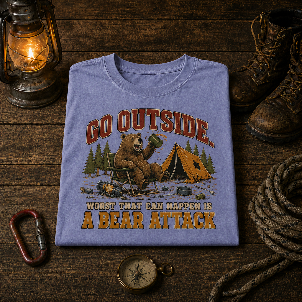 Bear Attack Comfort Colors Tee