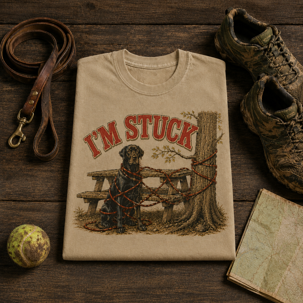 I'm Stuck Comfort Colors Tee