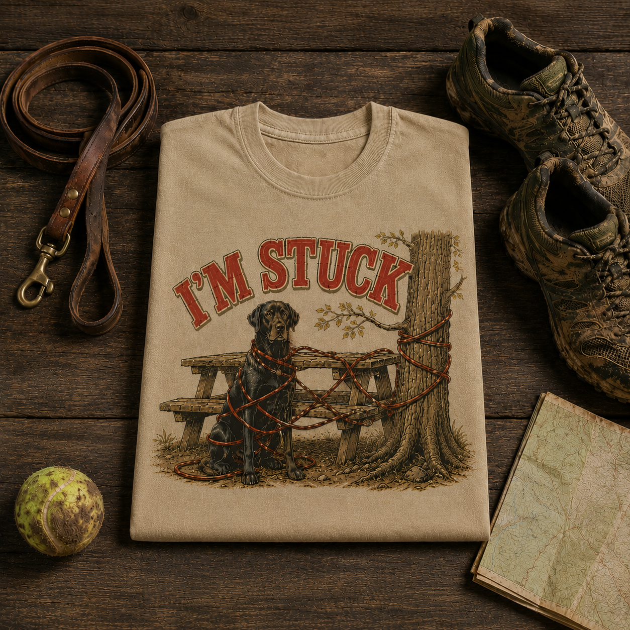 I'm Stuck Comfort Colors Tee
